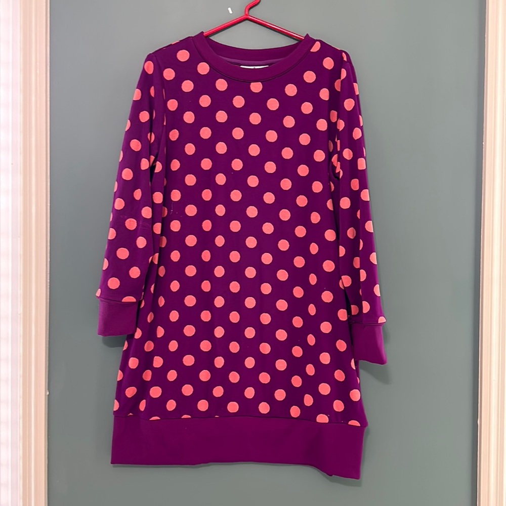 Victor Glemaud polka dot sweater dress
